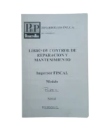 Libro De Control de Reparación y Mantenimiento